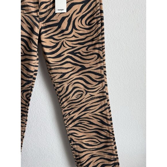 Free People X Wrangler Wild West 603 PURR High Rise Straight Leg Jeans Sz 28 NEW - Picture 15 of 16